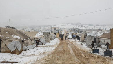 العاصفة الثلجية