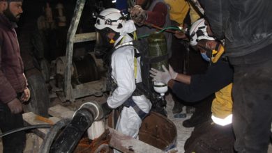 الدفاع امدني ينقذ شخصين