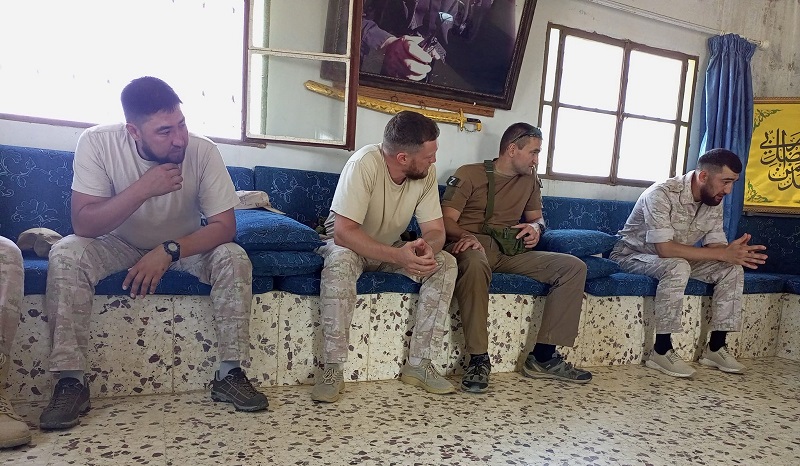 السويداء وفد روسي